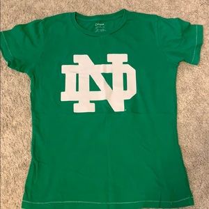 Notre Dame green women’s tee